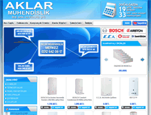 Tablet Screenshot of aklarmuhendislik.com